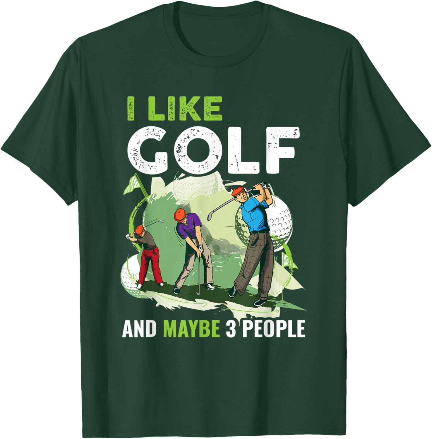 Fun Golf T-Shirt - T-Shirt | Forest