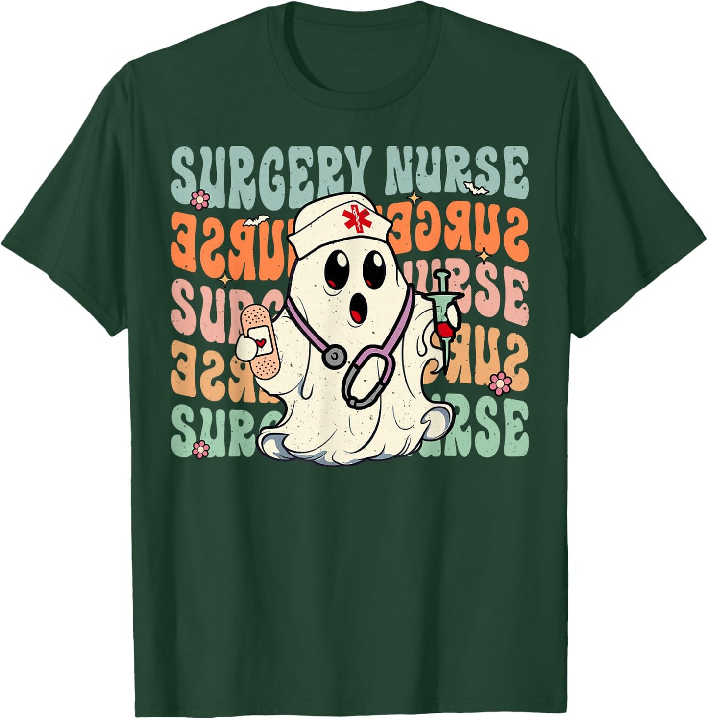 Groovy Surgery nurse Funny Halloween Costume Nurse T-Shirt - T-Shirt | Forest