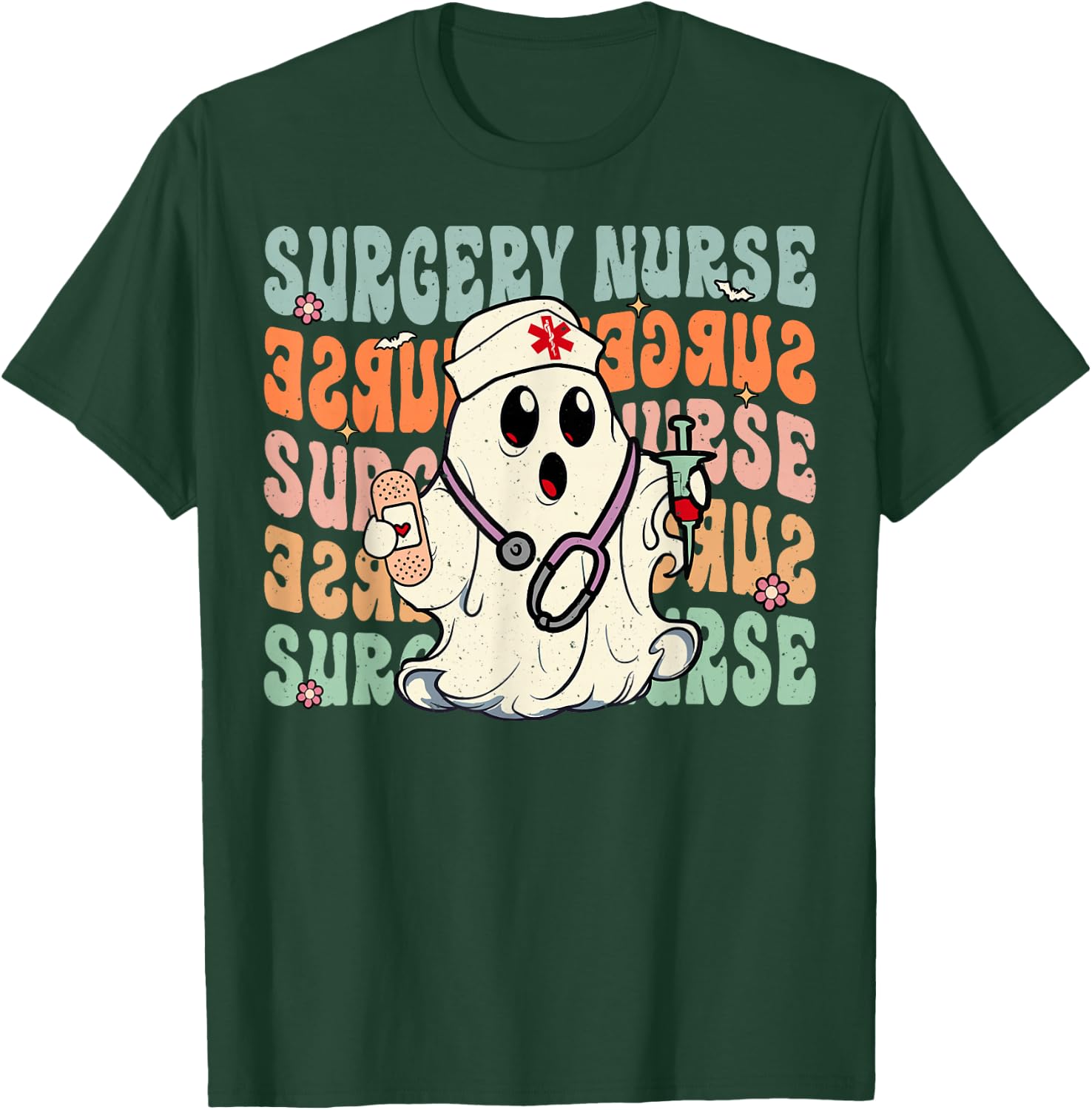 Groovy Surgery nurse Funny Halloween Costume Nurse T-Shirt - T-Shirt | Forest