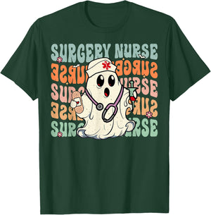 Groovy Surgery nurse Funny Halloween Costume Nurse T-Shirt - T-Shirt | Forest