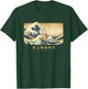 Surfing Tibetan Terrier Kanagawa Wave Japanese Dog Funny T-Shirt - T-Shirt | Forest