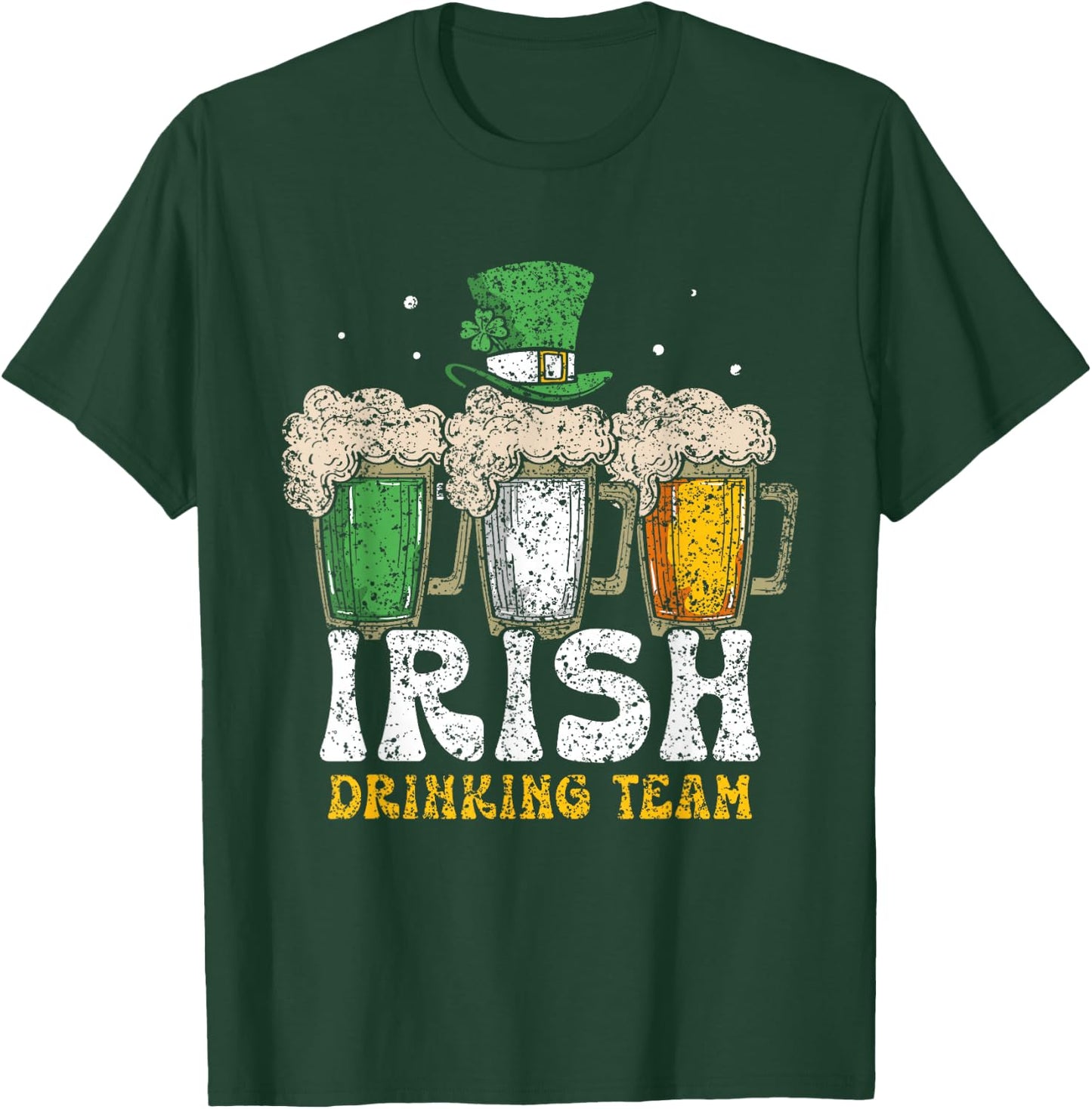 Irish Drinking Team Leprechaun St. Patricks Day Ireland St T-Shirt - T-Shirt | Forest