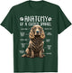 Funny Anatomy Cocker Spaniel Dog Cocker Spaniel Lover T-Shirt - T-Shirt | Forest