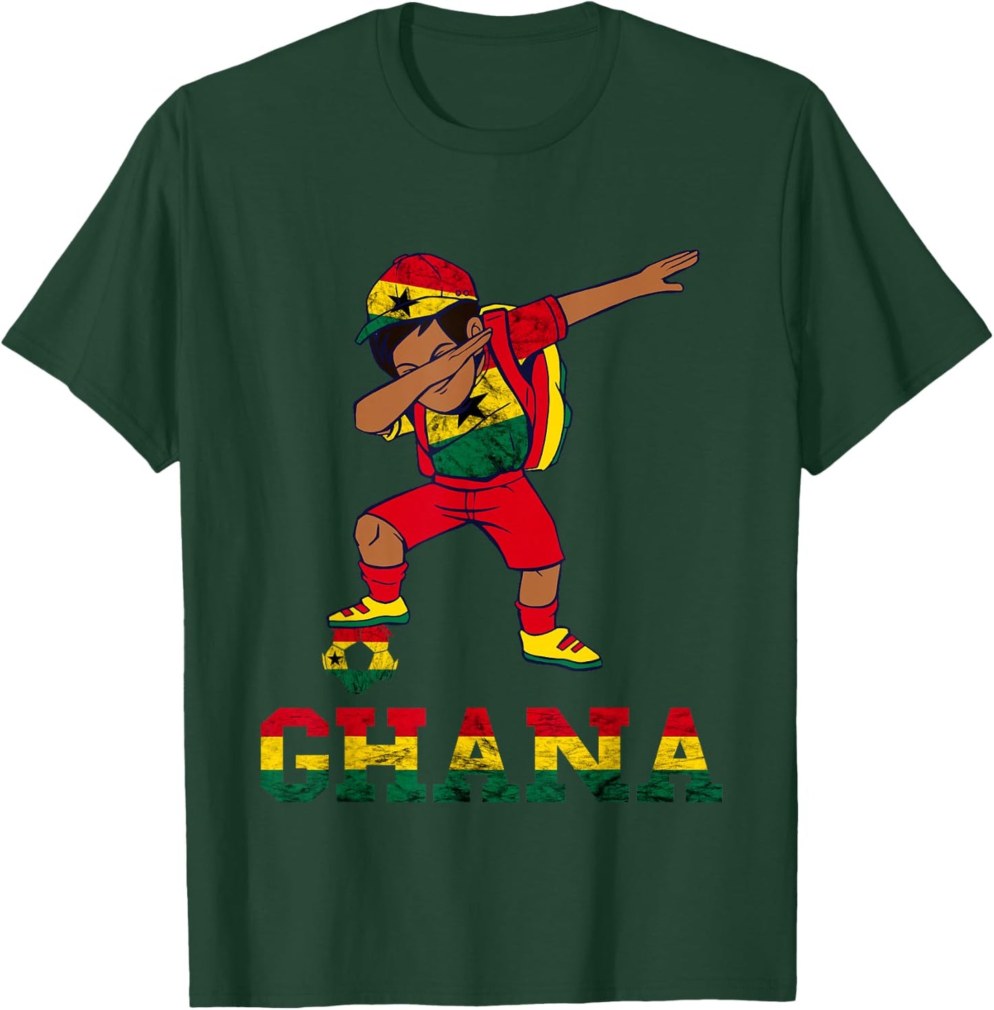 Ghana Football Team Ghana Flag Ghanese Pride Ghana Boy T-Shirt - T-Shirt | Forest