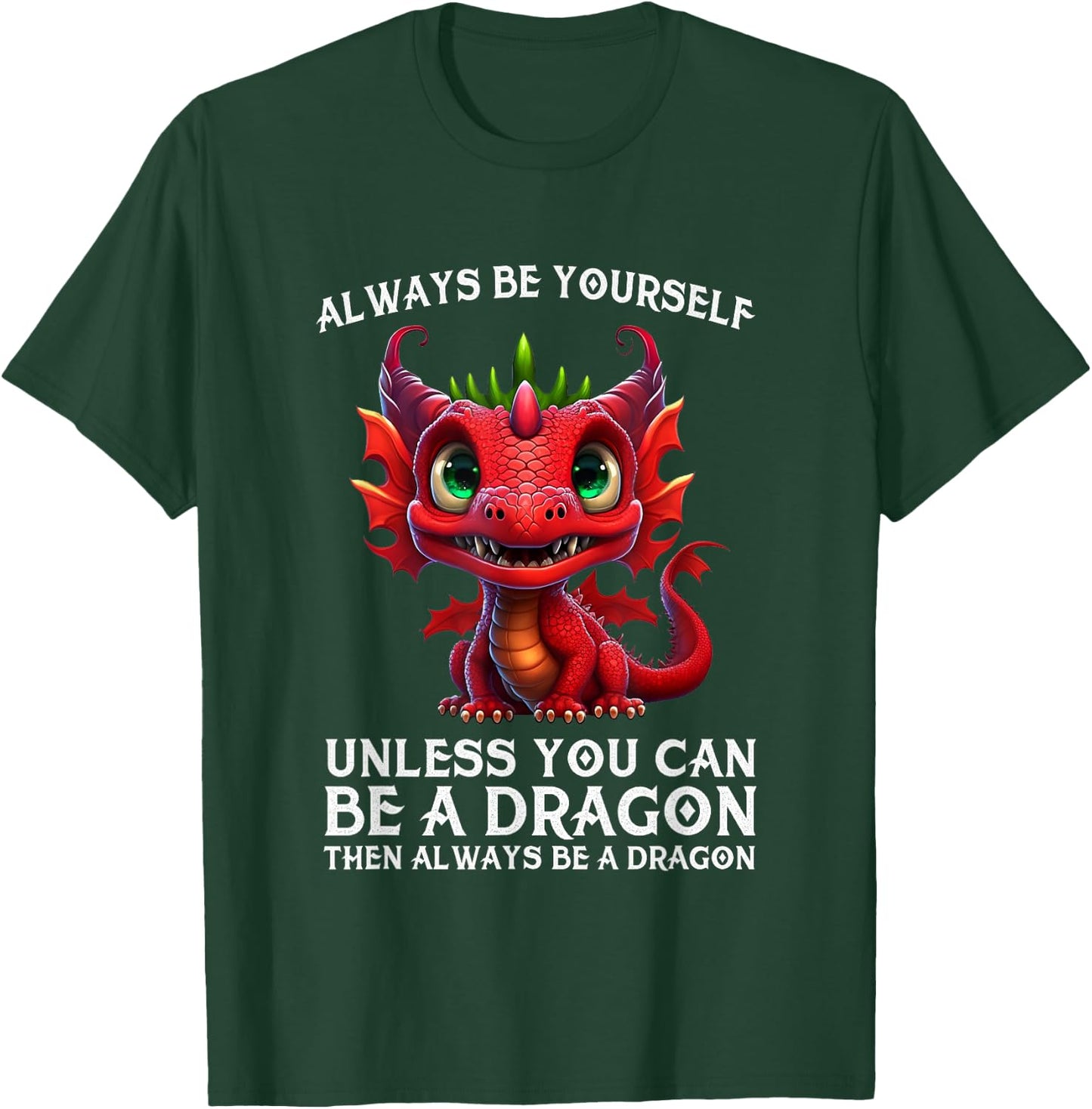 Mythical Dragon Lovers Cool Dragon Women Boys Kids T-Shirt - T-Shirt | Forest