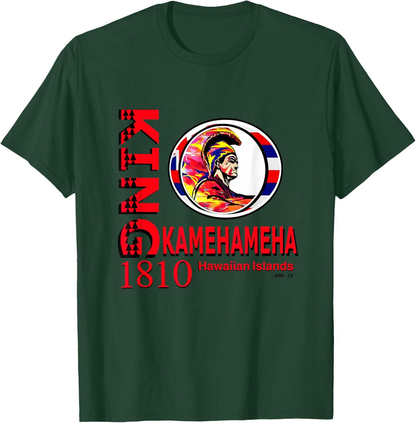 King Kamehameha by micah moto T-Shirt - T-Shirt | Forest