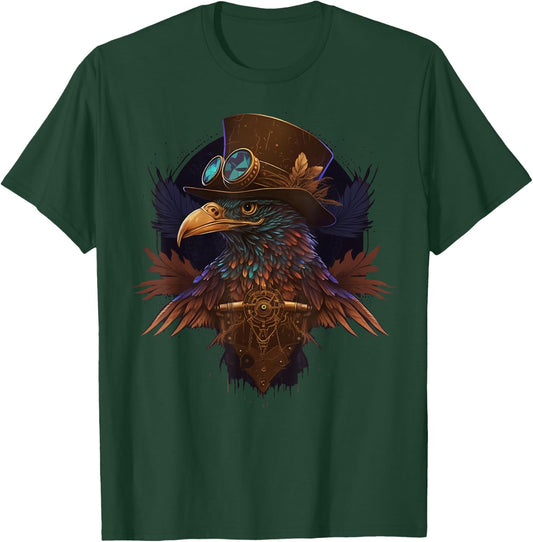 Steampunk Eagle T-Shirt - T-Shirt | Forest