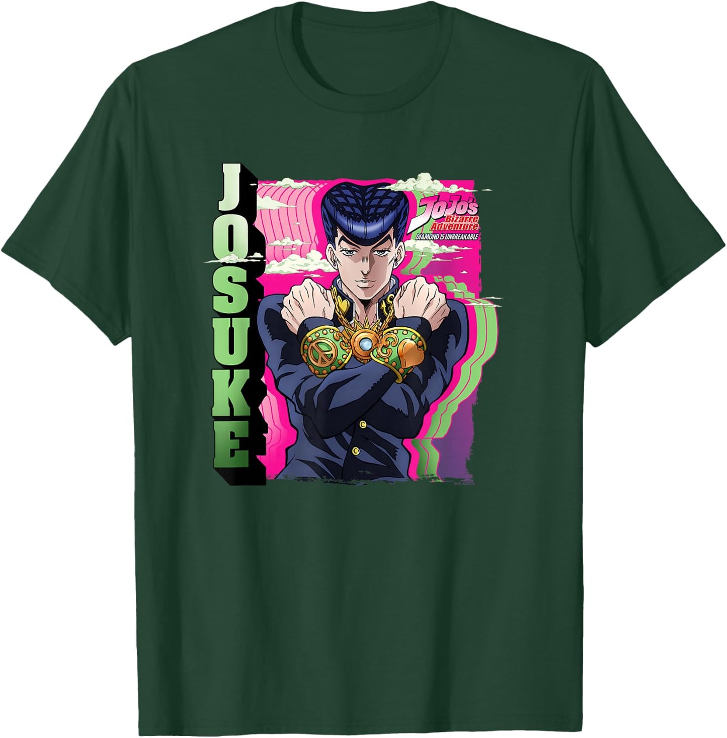 JoJo's Bizarre Adventure Part 4 Josuke Great Days Anime T-Shirt - T-Shirt | Forest