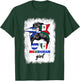 Half Mexican And Honduran Mexico Honduras Flag Girl T-Shirt - T-Shirt | Forest