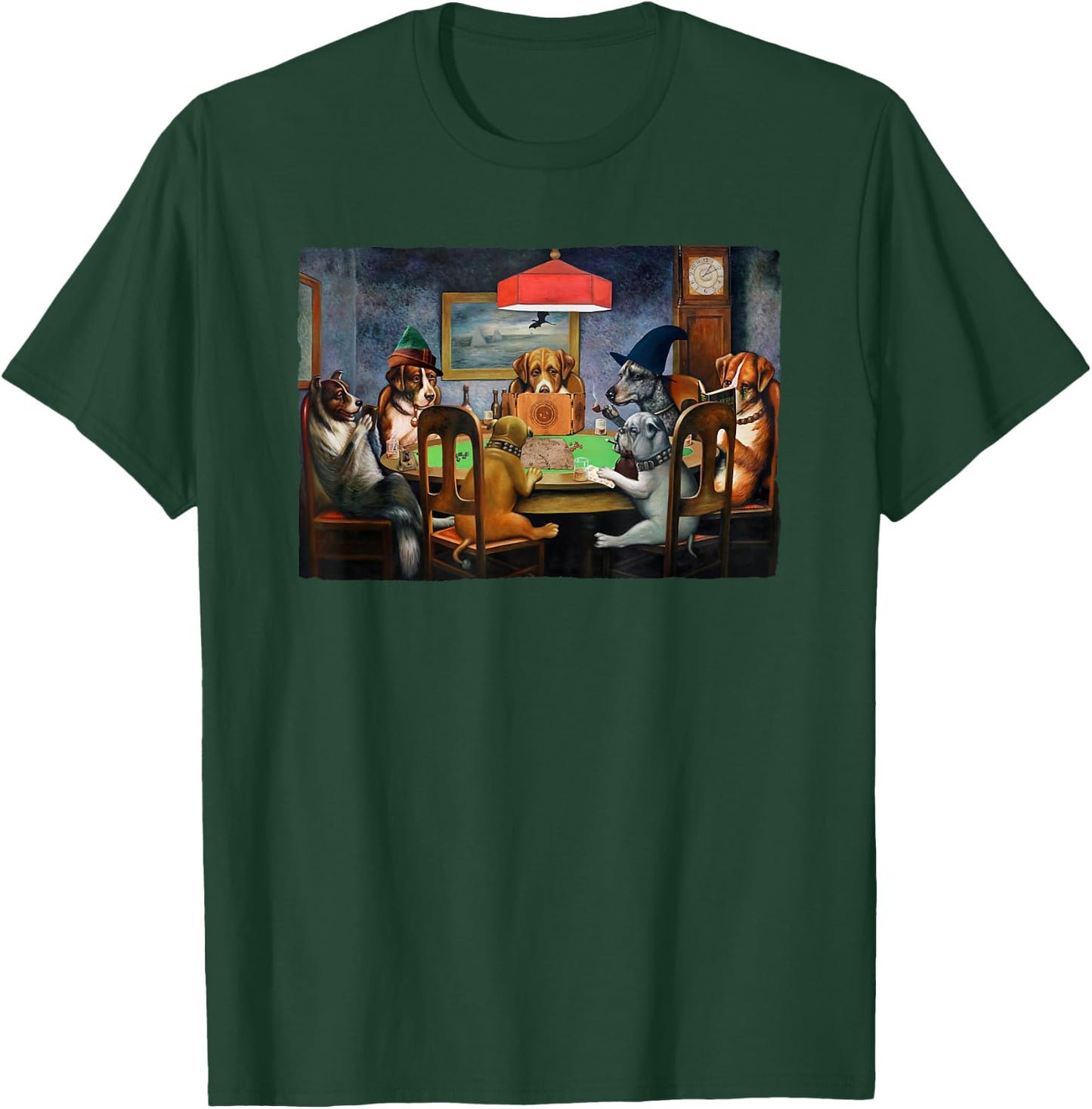 Funny RPG Shirt | Dogs Playing Tabletop RPG | RPG T-Shirt - T-Shirt | Forest