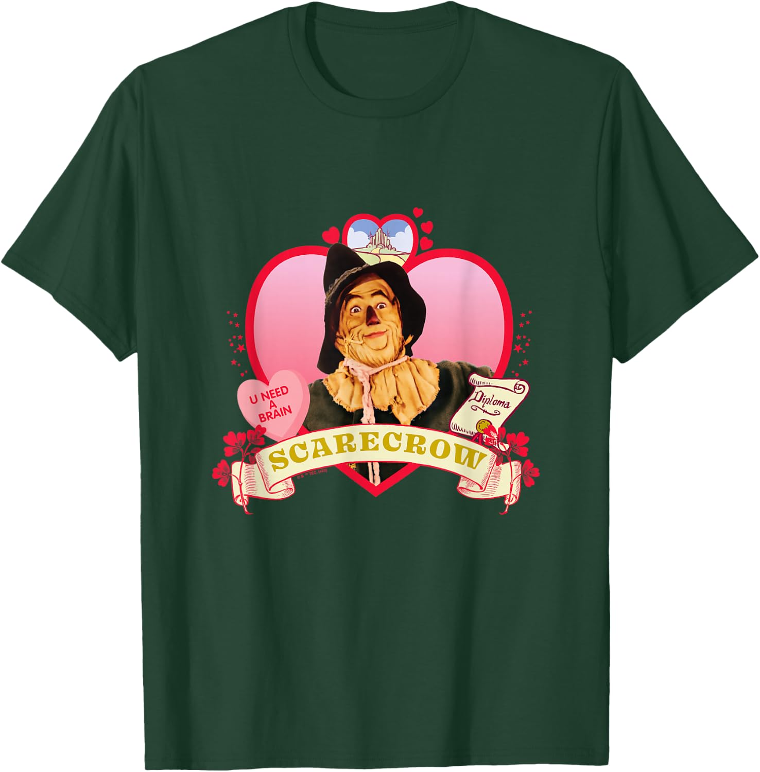 The Wizard of Oz - Heart Scarecrow T-Shirt - T-Shirt | Forest