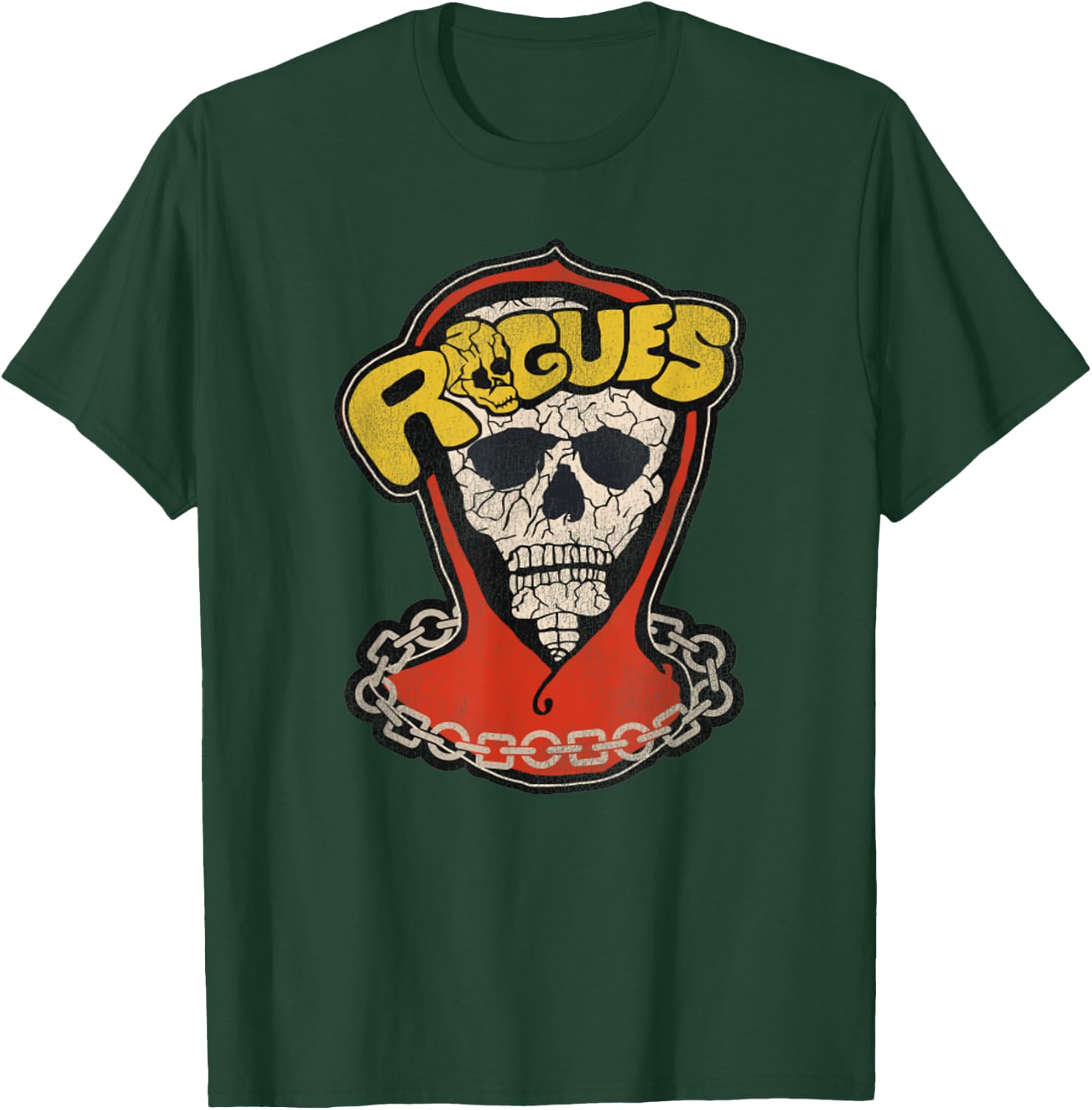 Vintage The Rogues Skull The Warriors 80s Movie T-Shirt - T-Shirt | Forest