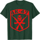 Kalashnikov Skull AK-47 Assault Rifle Gun T-Shirt - T-Shirt | Forest