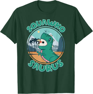 Squawkosaurus T Rex Parrot I Goffins Cockatoo T-Shirt - T-Shirt | Forest