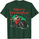 Merry Christmas Biker Santa Xmas Motorcycle Big Bike Dad Men T-Shirt - T-Shirt | Forest