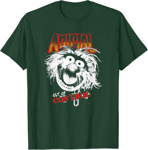 Disney The Muppets Animal Out Of Control Rock Style T-Shirt - T-Shirt | Forest