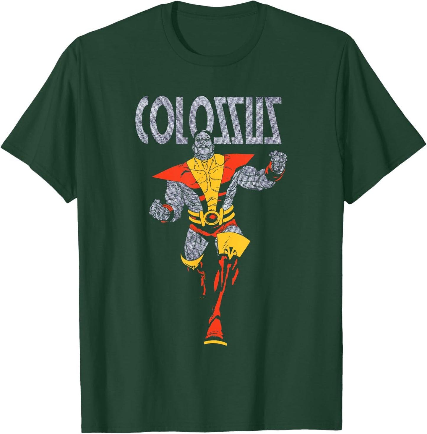 Marvel X-Men Colossus Epic Distressed Portrait T-Shirt - T-Shirt | Forest