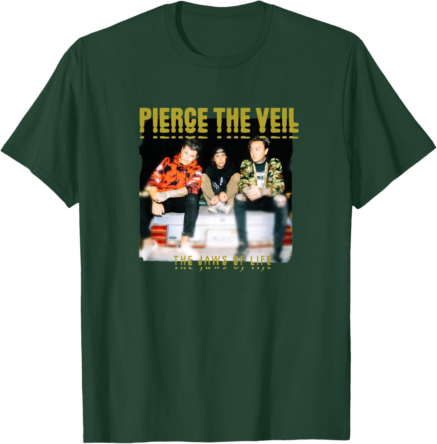 Pierce The Veil - Jaws Photo T-Shirt - T-Shirt | Forest