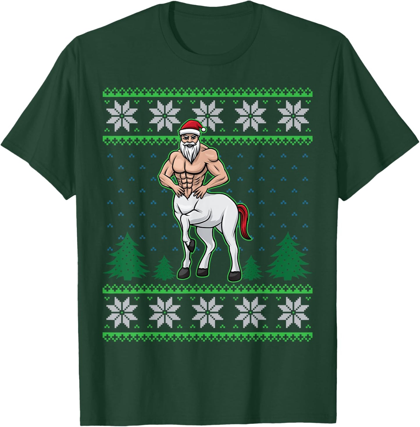 Centaur Half Man Half Horse Greek Mythology Cool Christmas T-Shirt - T-Shirt | Forest