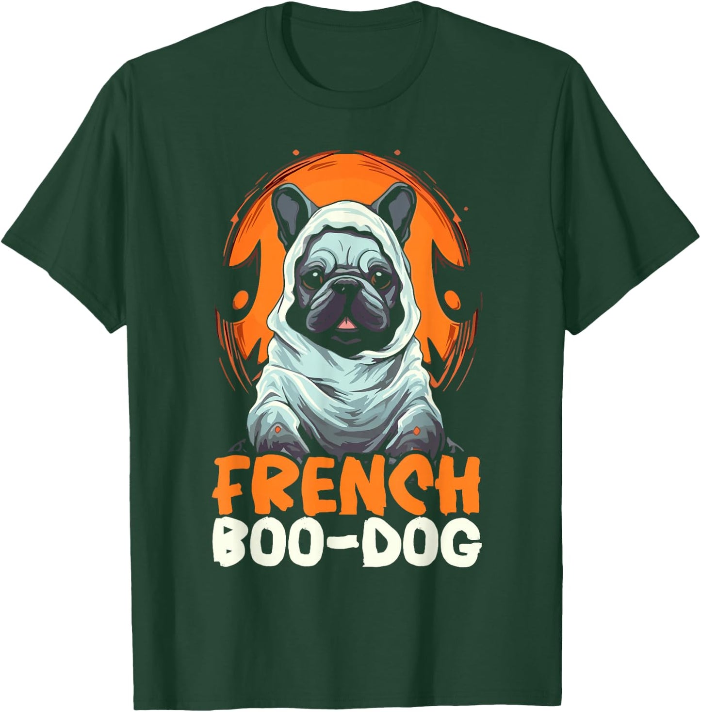 Bulldog Halloween Trick Or Treat French Bulldog Dog Lover T-Shirt - T-Shirt | Forest
