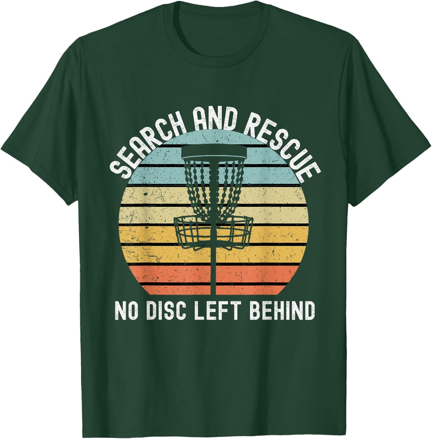 Disc Golf Search and Rescue Disc Golf Gift Funny Disc Golf T-Shirt - T-Shirt | Forest