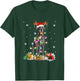 Great Dane Christmas Santa Hat Fairy Lights Pajama Dog Lover Men Women Kids T-Shirt - T-Shirt | Forest