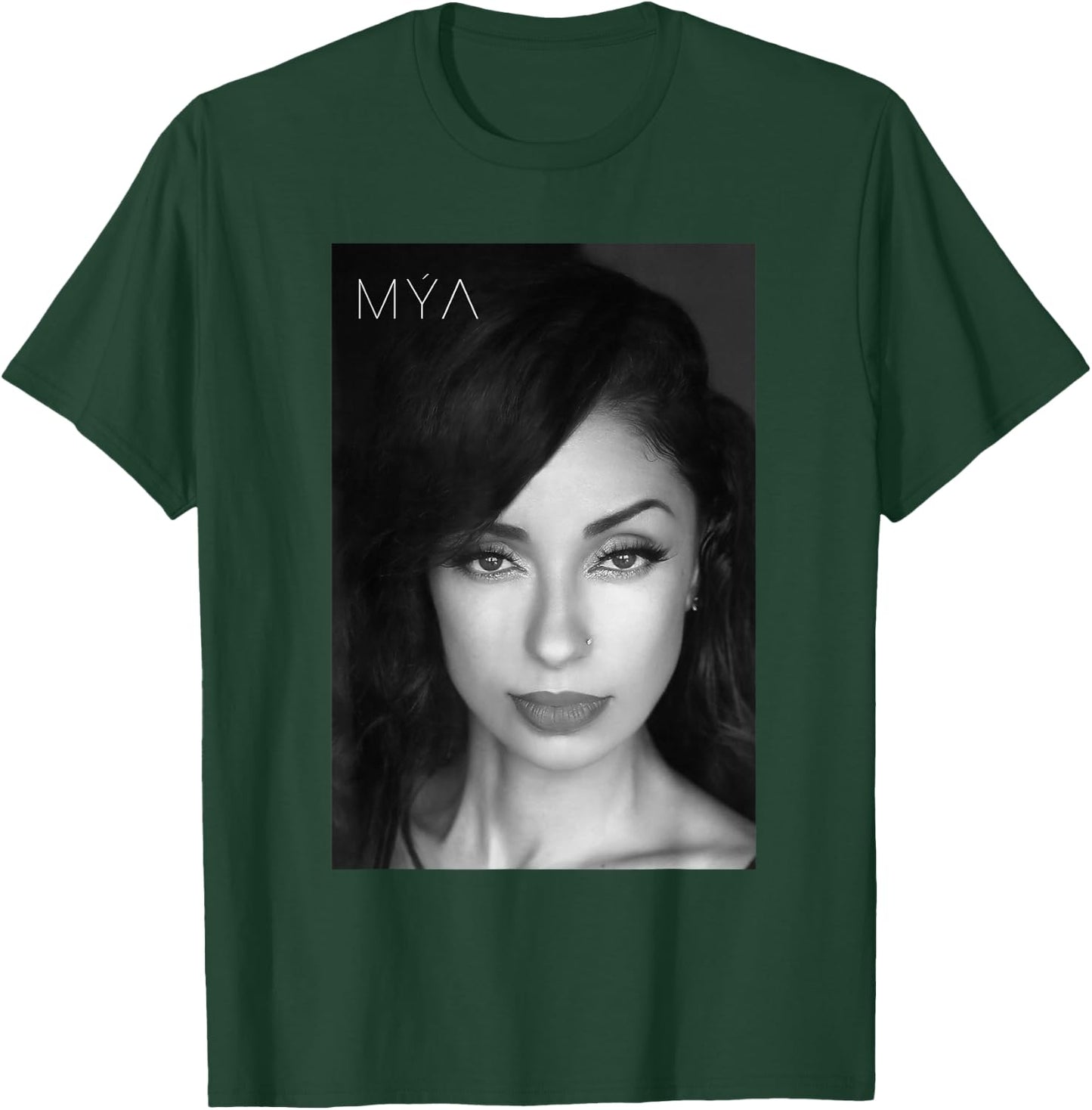 MYA Close Up Black & White T-Shirt - T-Shirt | Forest