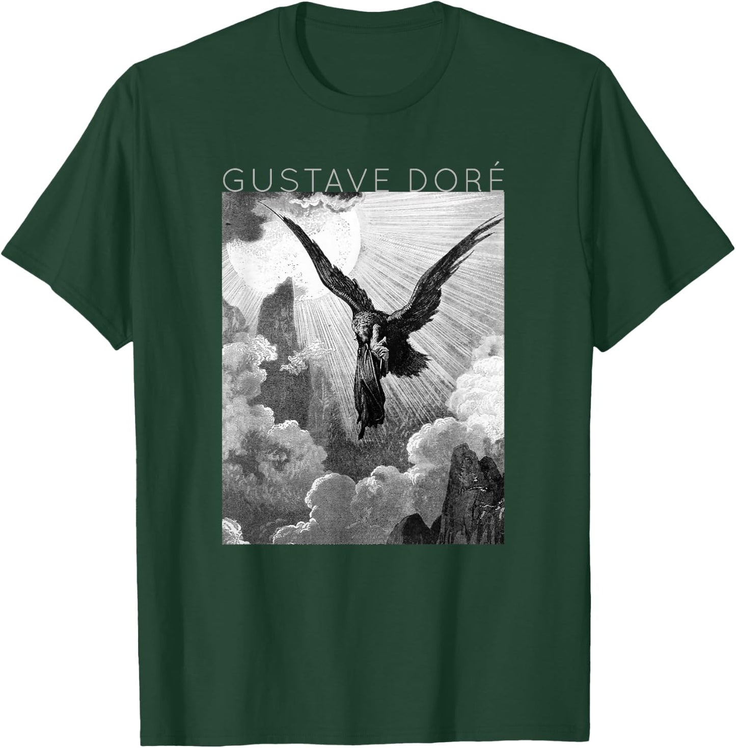 Gustave Doré - Dante and the Eagle - Art for Artists T-Shirt - T-Shirt | Forest