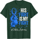 Blue Ribbon Survivor Fighter Diabetes Awareness T-Shirt - T-Shirt | Forest