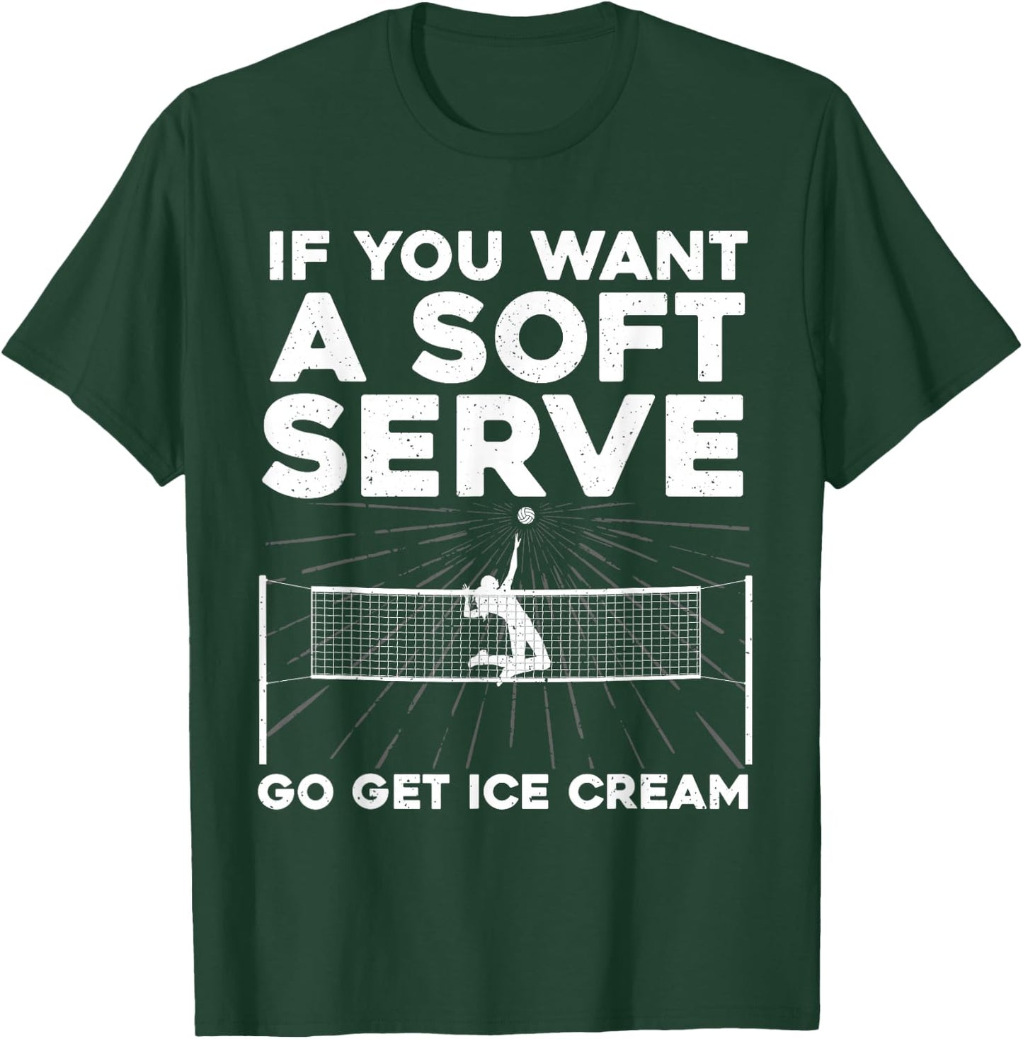 Volleyball Women Volleyball Player College Coach T-Shirt - T-Shirt | Forest