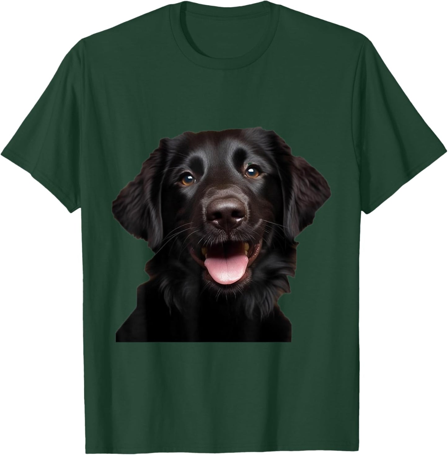 Flat Coated Retriever Happy - Flat Coated Retriever T-Shirt - T-Shirt | Forest