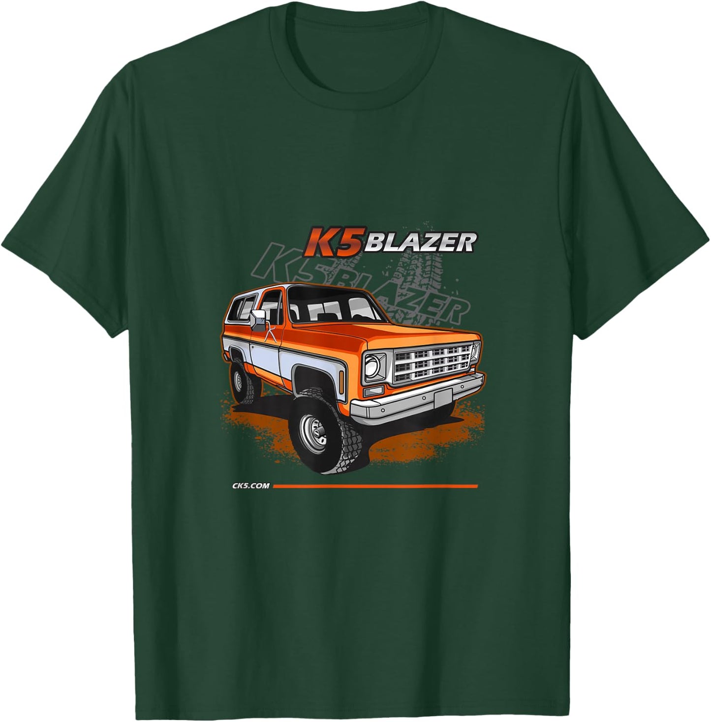 1973-79 K5 Blazer square body 4x4 round eye T-Shirt - T-Shirt | Forest