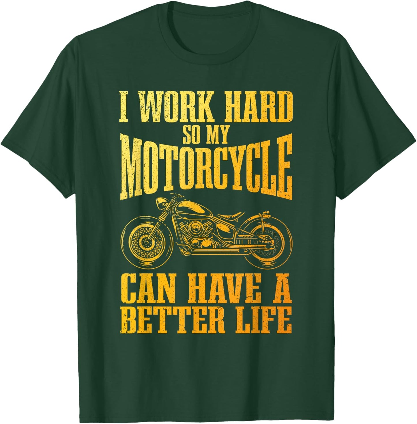 Cool Motorcycle Design Women Motorcycle Lover Rider T-Shirt - T-Shirt | Forest