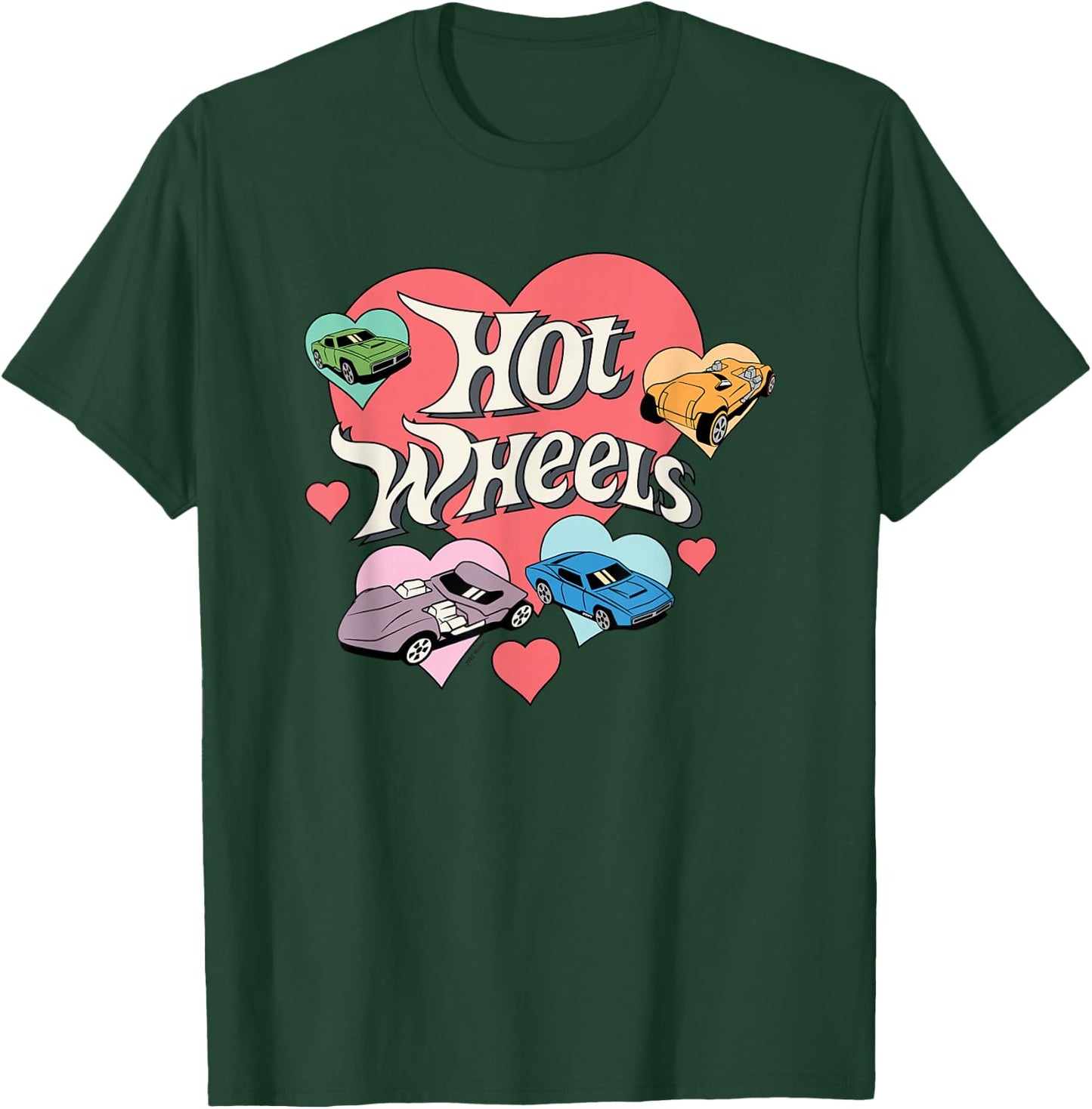 Hot Wheels- Heart Wheels T-Shirt - T-Shirt | Forest