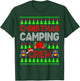 Christmas Camping Crew Xmas Sweater Santa Camper Camping T-Shirt - T-Shirt | Forest