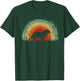 Retro Leonberger Vintage Rainbow Dog Men Women T-Shirt - T-Shirt | Forest
