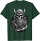 Viking Skull Odin Valhalla Celtic Knot Gym Graphic T-Shirt - T-Shirt | Forest