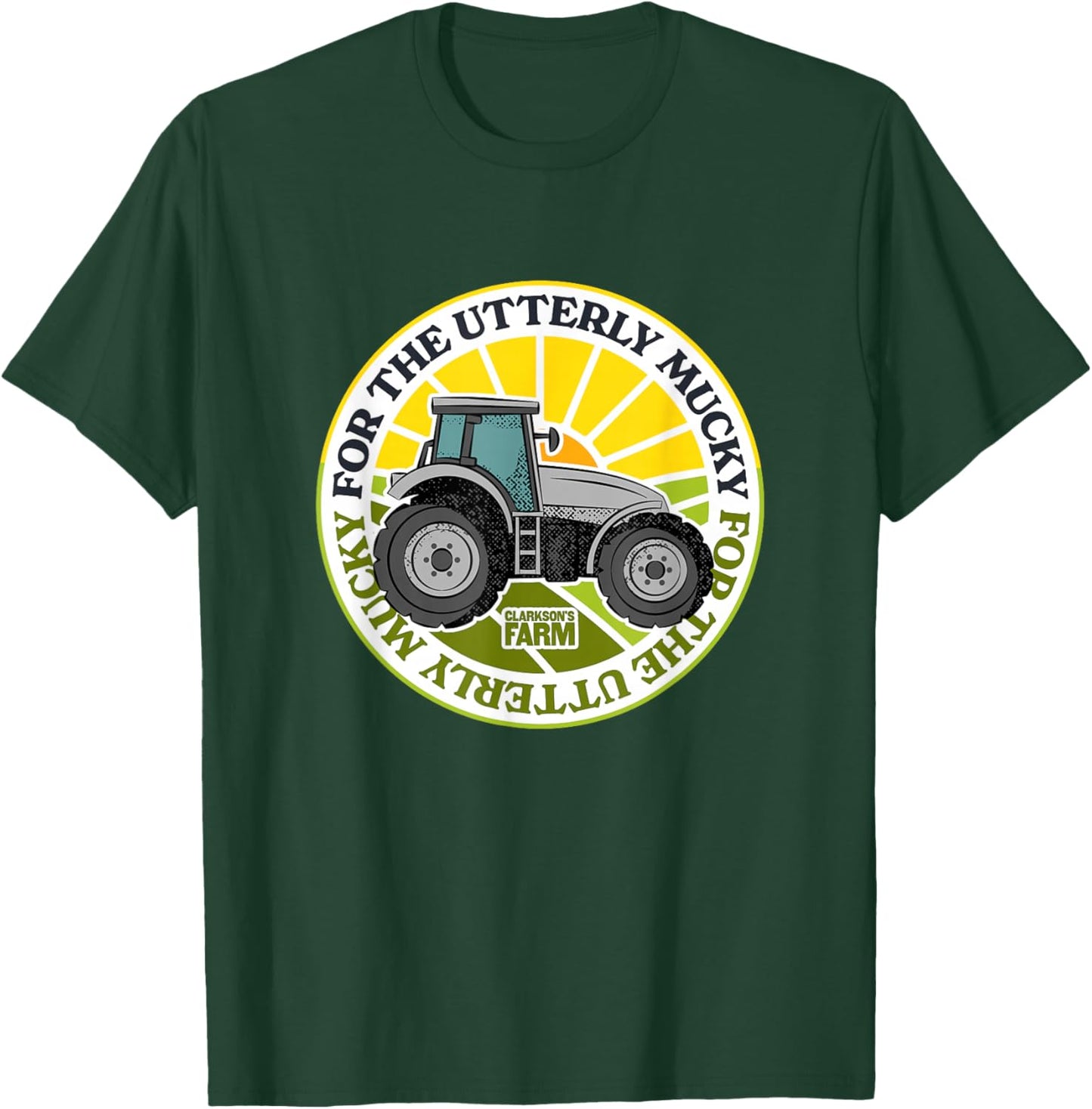 Clarkson's Farm - For the Utterly Mucky T-Shirt - T-Shirt | Forest
