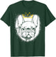 French Bulldog with Crown T-Shirt - T-Shirt | Forest
