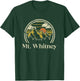 Mt. Whitney Mountains California Hiking Outdoors Vintage T-Shirt - T-Shirt | Forest
