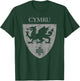 Cymru Welsh Flag Heraldry Dragon Wales pride St David's day T-Shirt - T-Shirt | Forest
