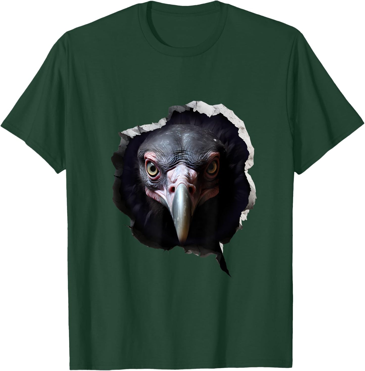 Vulture Face T-Shirt - T-Shirt | Forest