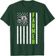 Tractor American USA Flag Farm Rancher Farmer T-Shirt - T-Shirt | Forest