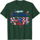 Labor & Delivery Nurse American Flag Patriotic 4th Of July Men T-Shirt - T-Shirt | Forest