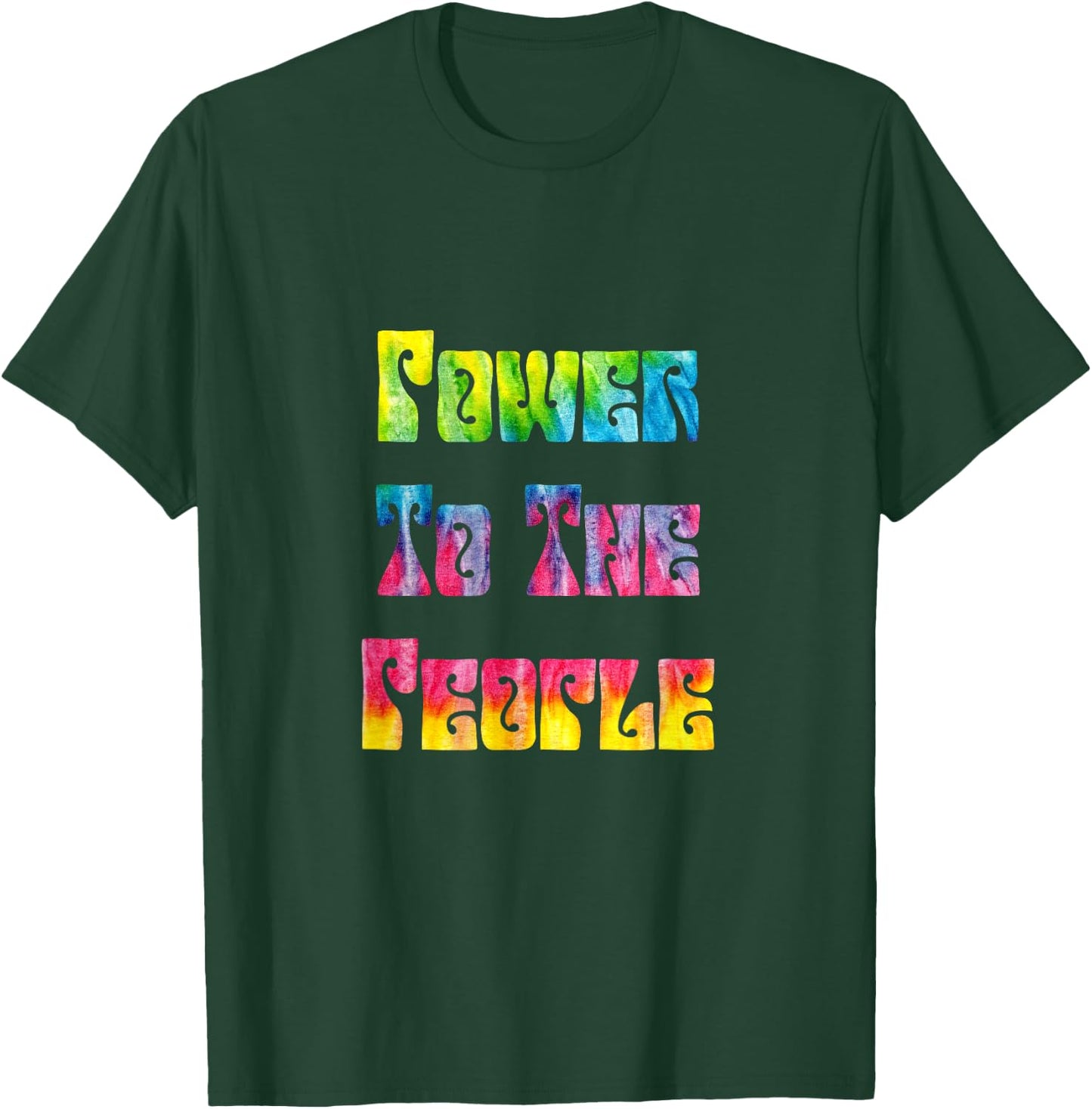 Hippie Talk - Power To The People T-Shirt - T-Shirt | Forest