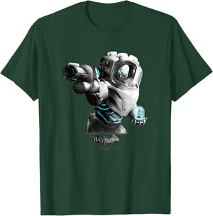 Batman: Arkham City Mister Freeze Villain Distressed Poster T-Shirt - T-Shirt | Forest