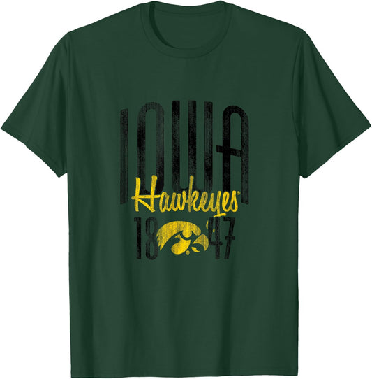 Iowa Hawkeyes | NCAA University of Official | 01AMBK13 T-Shirt - T-Shirt | Forest