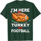 Thanksgiving Turkey and Football T-Shirt - T-Shirt | Forest