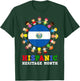 Salvadoran Flag Hispanic Heritage El Salvador Boy Girl Kids T-Shirt - T-Shirt | Forest