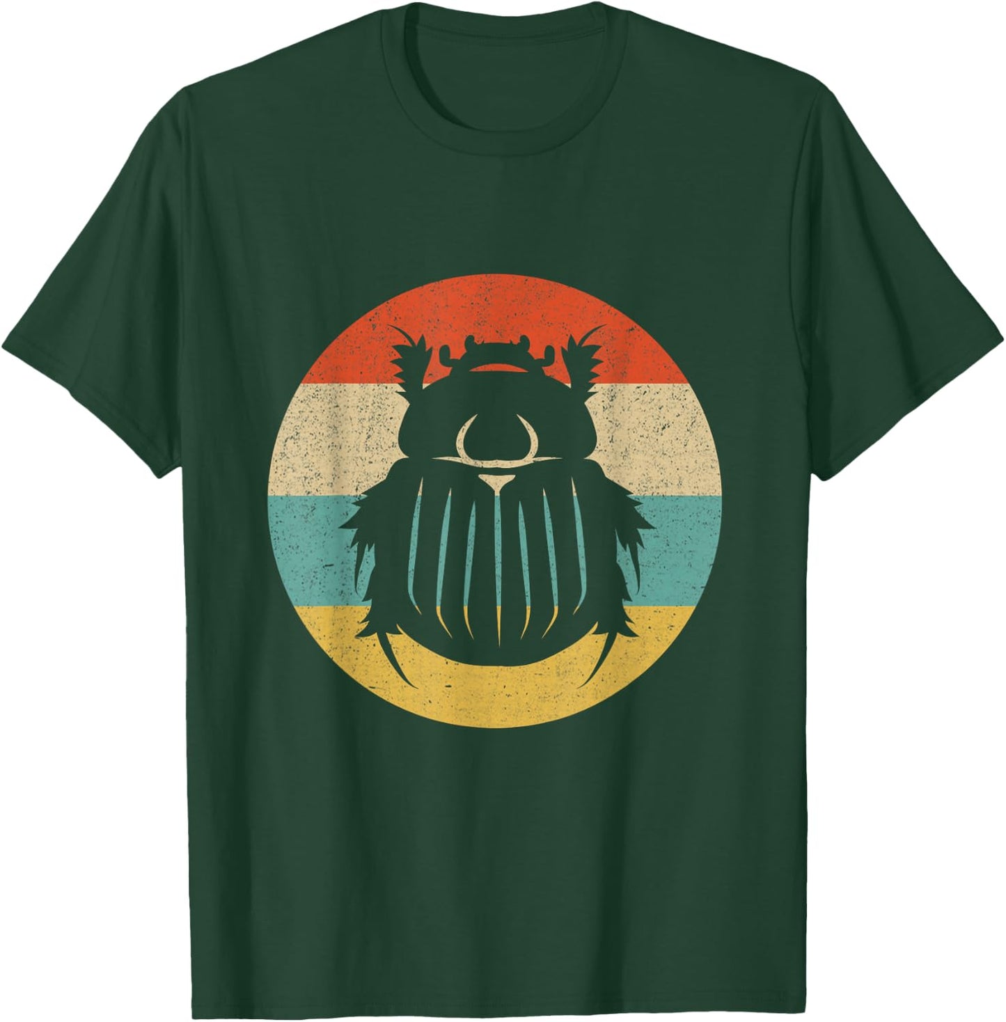 Dung Beetle Entomology Bug Retro Insect Entomologist T-Shirt - T-Shirt | Forest
